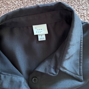 TARGET A New Day Black Collared Shirt medium